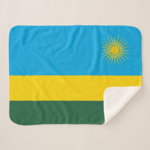 Couverture Sherpa Drapeau du Rwanda