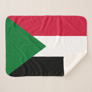 Couverture Sherpa Drapeau du Soudan