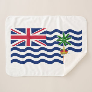 Couverture Sherpa Drapeau du Territoire britannique de l'océan Indie