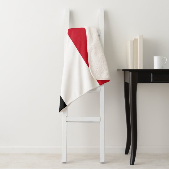 Couverture Sherpa Drapeau du Yémen (En situation)