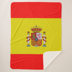 Couverture Sherpa Drapeau espagnol