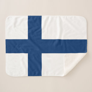Couverture Sherpa Drapeau Finlande