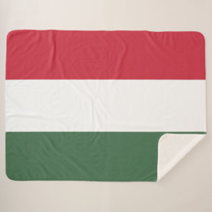Couverture Sherpa Drapeau hongrois