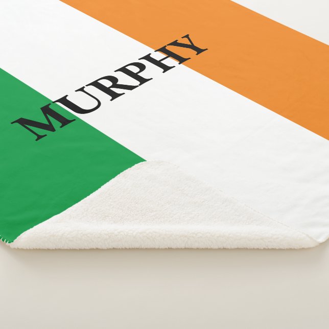 Couverture Sherpa Drapeau irlandais de la coutume de Sherpa (3/4)