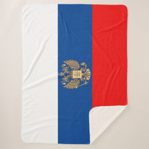Couverture Sherpa Drapeau russe