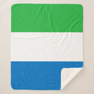Couverture Sherpa Drapeau Sierra Leone