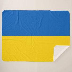 Couverture Sherpa Drapeau ukrainien (Ukraine)
