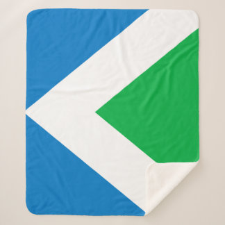 Couverture Sherpa Drapeau végétal international