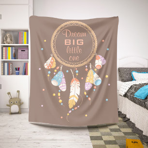 Couverture Sherpa Dreamcatcher de la tribu Boho sur une citation Bro