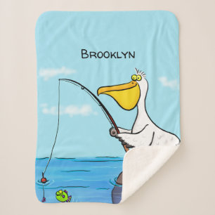 Couverture Sherpa Drôle pélican de pêche