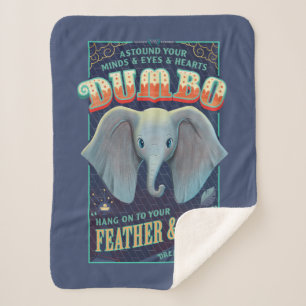 Couverture Sherpa Dumbo  Accrochez-Vous À Vos Plumes Et Volez!