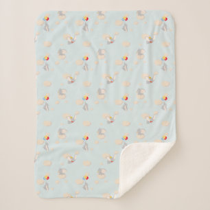 Couverture Sherpa Dumbo dans le Motif des nuages
