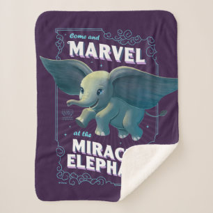 Couverture Sherpa Dumbo Venez Vous Émerveiller À L'Éléphant Mir