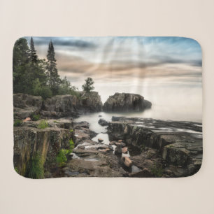 Couverture Sherpa Eau Lac Supérieur Grand Marais, Minnesota