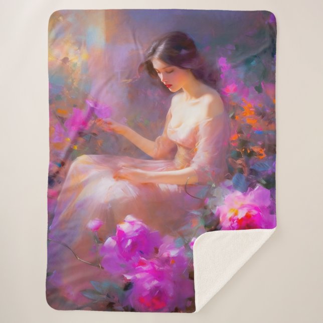 Couverture Sherpa Élégance sensuelle (Devant)