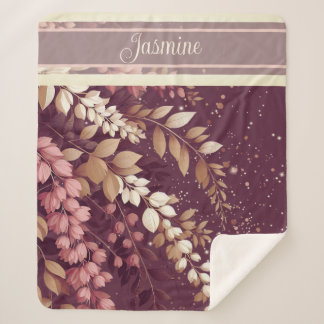 Couverture Sherpa Elégante Cascade Laburnum