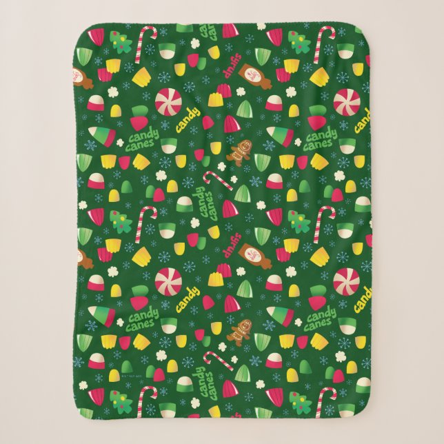 Couverture Sherpa Elf le Motif Candy de cinéma (Devant)