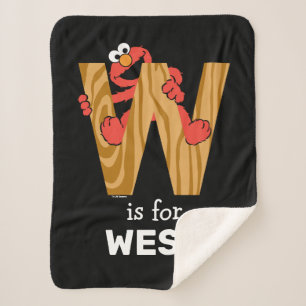 Couverture Sherpa Elmo Alphabet   W Bois