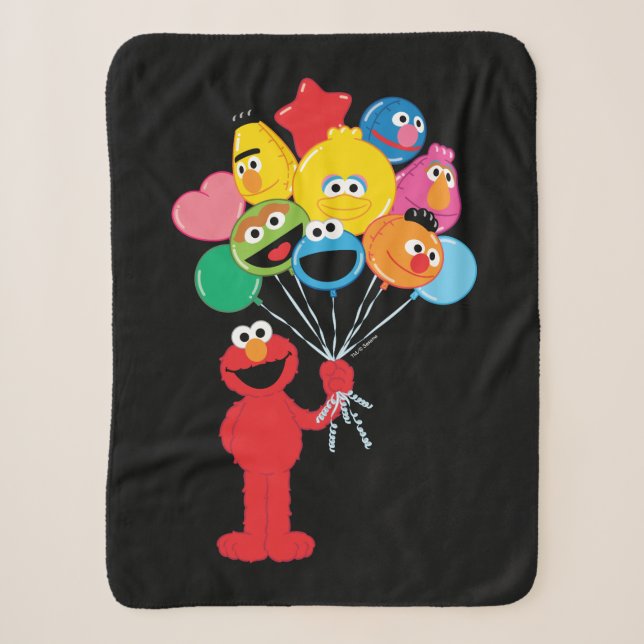 Couverture Sherpa Elmo Balloons (Devant)