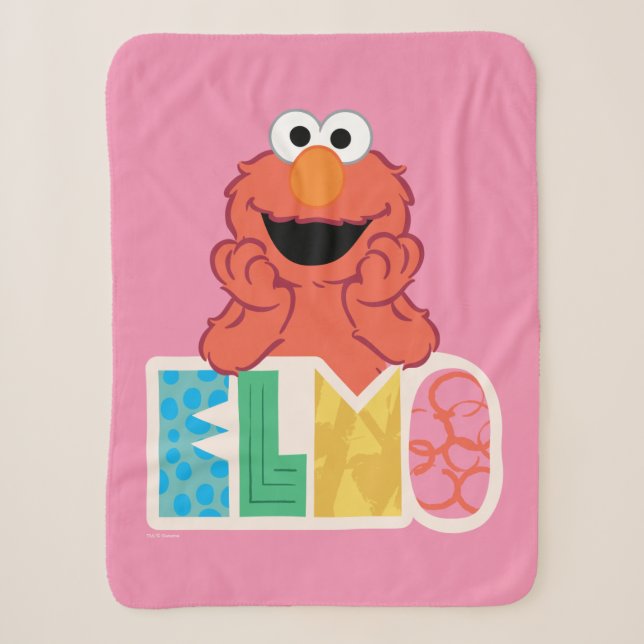 Couverture Sherpa Elmo Cute & Fun (Devant)