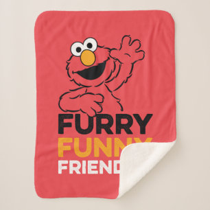 Couverture Sherpa Elmo   Furry Amical