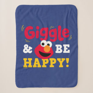 Couverture Sherpa Elmo Rira et Sois Heureux