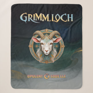 Couverture Sherpa Emblème de chèvre de Grimmloch JDR Fantastique Rec