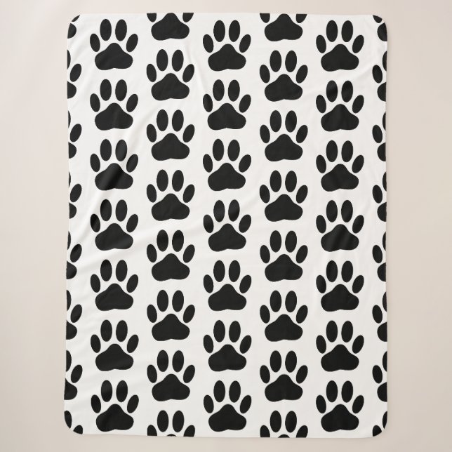 Couverture Sherpa Empreinte de chien (Devant)
