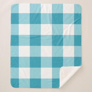 Couverture Sherpa en vichy Motif