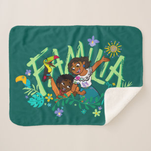 Couverture Sherpa Encanto Antonio & Mirabel - Familia