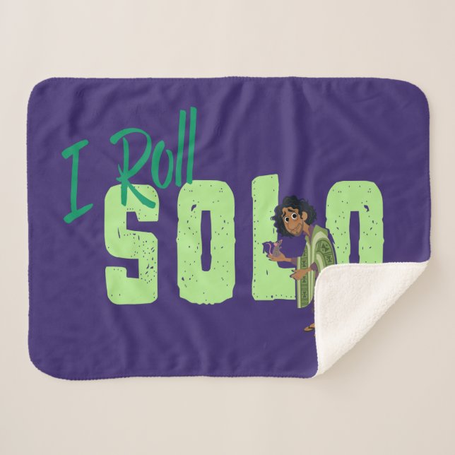 Couverture Sherpa Encanto | Bruno - I Roll Solo (Devant (Horizontal))