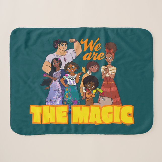 Couverture Sherpa Encanto | Nous sommes la magie (Devant (Horizontal))