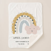 ENFANTS CLOUD BLUSH BLUE RAINBOW BÉBÉ STATUTS DE N