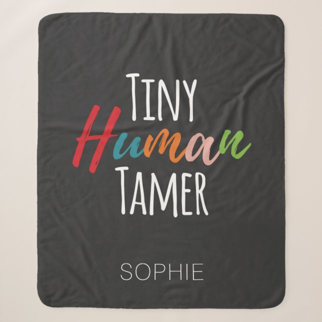 Couverture Sherpa Enseignant de maternelle minuscule Tamer humain pe (Devant)