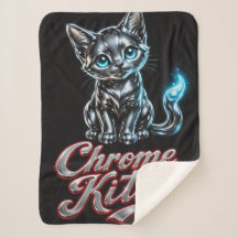 Enseigne en acrylique Chrome Kitten Parfaite Puret