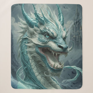 Couverture Sherpa Epic Blue Storm Dragon