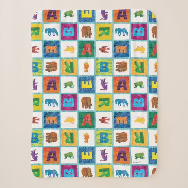 Couverture Sherpa Eric Carle | B est pour Ours (Devant)