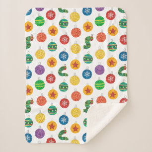 Couverture Sherpa Eric Carle Caterpillar Motif de Noël
