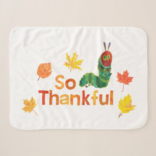 Couverture Sherpa Eric Carle   So Thankar Caterpillar