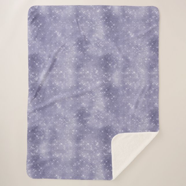 Couverture Sherpa Étincelle de rêve pourpre (Devant)