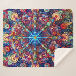 COUVERTURE SHERPA ÉTOILE DE NOËL