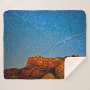 Couverture Sherpa Étoiles et roche rouge