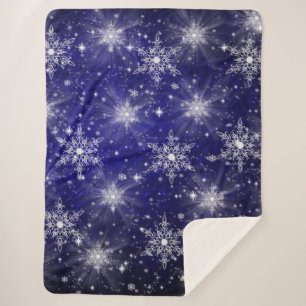 Couverture Sherpa étoiles, motif, or, abstrait, or,