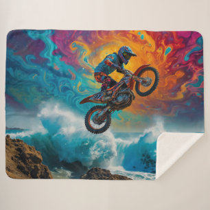 Couverture Sherpa Événement de course de motocross côtier