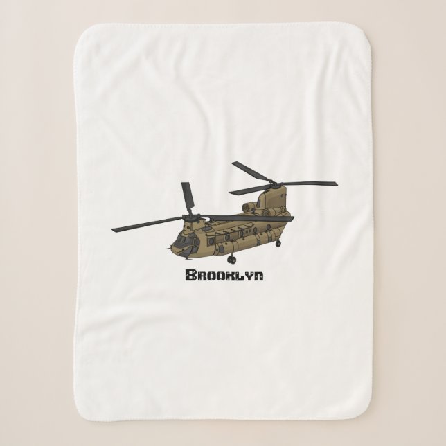 Couverture Sherpa Exemple d'hélicoptère militaire Chinook (Devant)