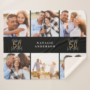 Couverture Sherpa Faire paraître 50 beaux anniversaire de photo noir