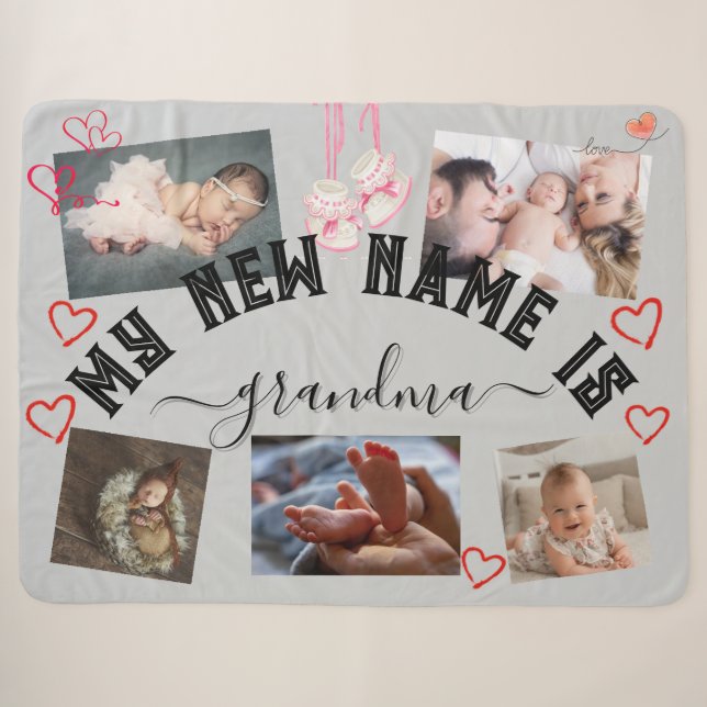 Couverture Sherpa ✨ faire votre propre personnalisation MON NOUVEAU  (Devant (Horizontal))