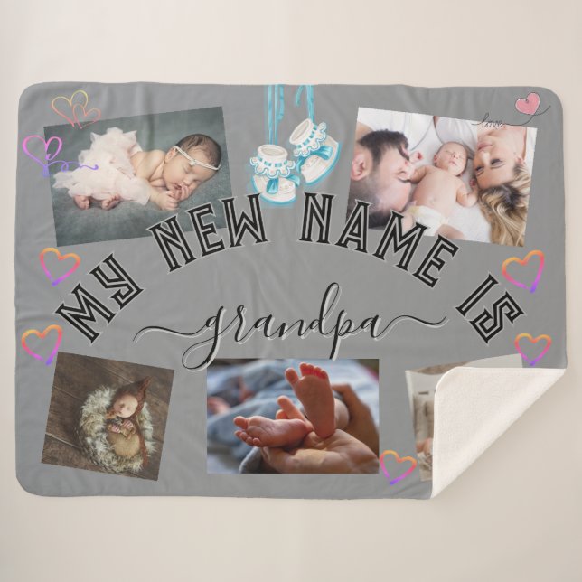 Couverture Sherpa ✨ faire votre propre personnalisation MON NOUVEAU  (Devant (Horizontal))