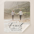 Famille de script noir photo moderne