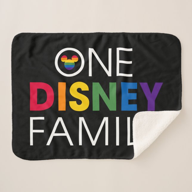 Couverture Sherpa Famille Disney (Devant (Horizontal))